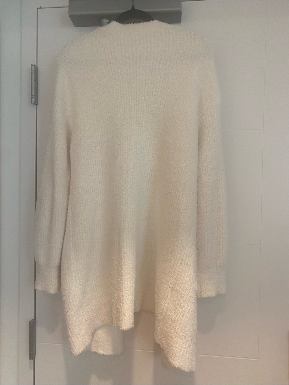 💕Fuzzy White Cardigan💕 - Picture 3 of 3